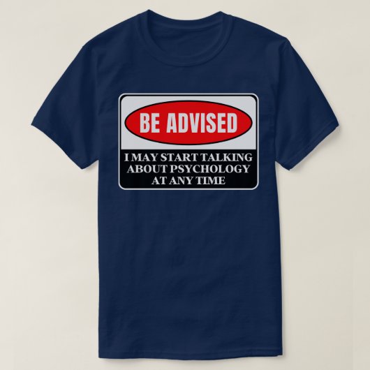 心理学について話し始めるかもしれない2 Tシャツ (デザイン正面)
