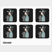 心理学のおもしろいユーモアはブレイクニーズ休暇 スクエアシール (シート)