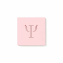 心理学のシンボルポストイットノート