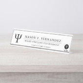 心理学のプロフェッショナル|のカスタム デスクネームプレート (正面)