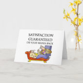 心理学の冗談 カード (黄色い花)