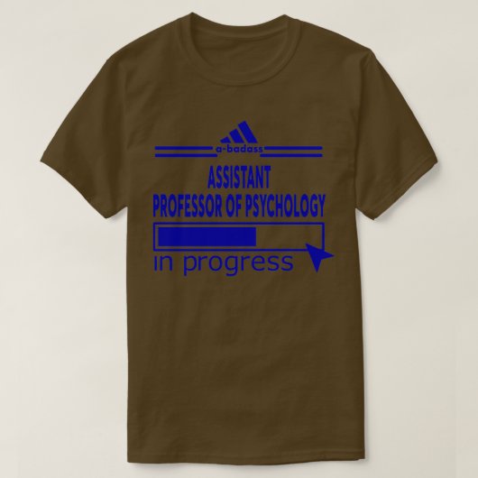 心理学の助教授4 Tシャツ (デザイン正面)
