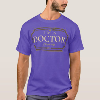心理学の博士号PhD卒業ギフト Tシャツ