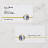 心理学の名刺は、味方されて倍増します 名刺 (正面/裏面)