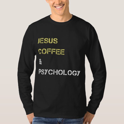 心理学の学生と教授のために Tシャツ (正面)