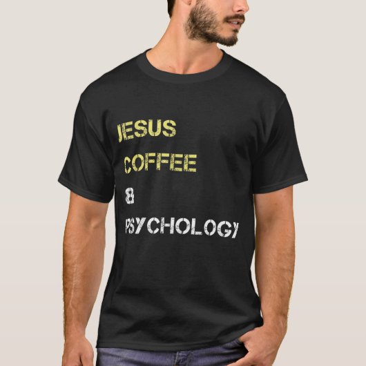心理学の学生と教授のために Tシャツ (正面)