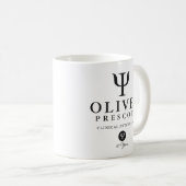 心理学の専門の卒業|の退職 コーヒーマグカップ (正面右)