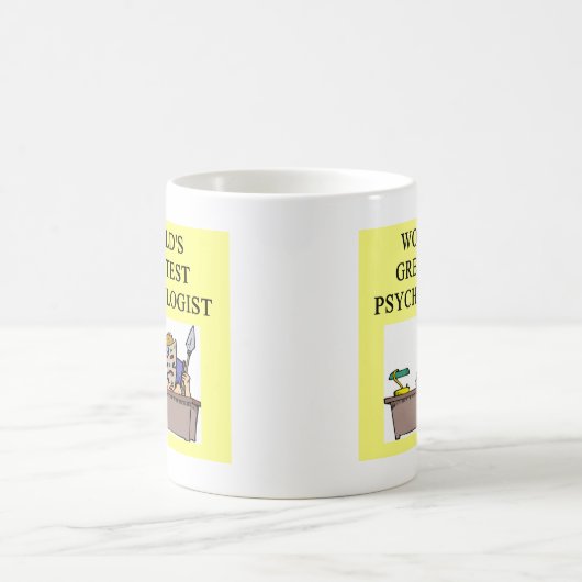 心理学の心理学者の冗談 コーヒーマグカップ (中央)