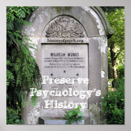 心理学の歴史を保存 ポスター