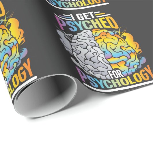 心理学の精神科医生専攻の徒に心理がある ラッピングペーパー (ロールコーナー)