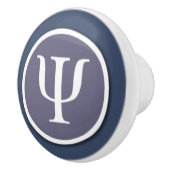 心理学の記号の陶磁器のノブ セラミックノブ (右)