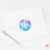 心理学の記号 ラウンドシール (封筒)