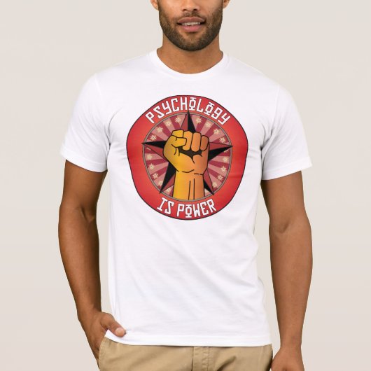 心理学は力です Tシャツ (正面)