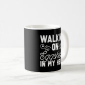 心理学エッグシェル心理学者 – 精神衛生 コーヒーマグカップ (正面右)