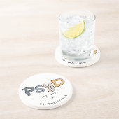 心理学カスタム心理学者PsyD医師 コースター (側面)