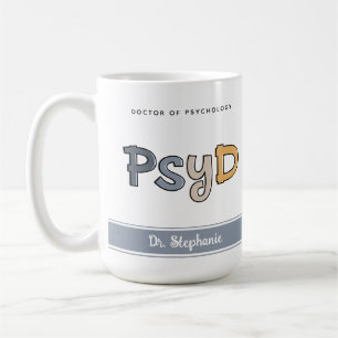 心理学カスタム心理学者PsyD医師 コーヒーマグカップ