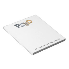 心理学カスタム心理学者PsyD医師 ノートパッド