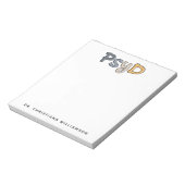 心理学カスタム心理学者PsyD医師 ノートパッド (回転)