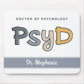 心理学カスタム心理学者PsyD医師 マウスパッド (正面)