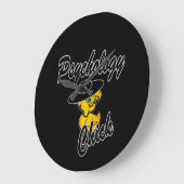 心理学シック#4 ラージ壁時計 (傾斜)