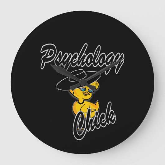 心理学シック#4 ラージ壁時計 (正面)