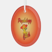 心理学シック#5 ガラスオーナメント (正面左)