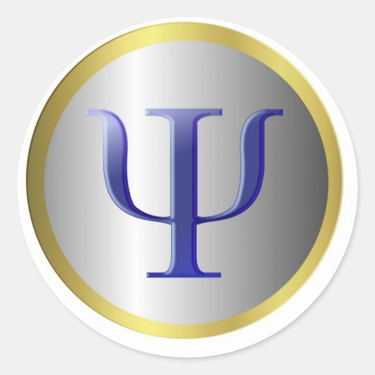 心理学シール ラウンドシール (正面)