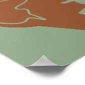 心理学ポップ・アートの芸術 ポスター (角)