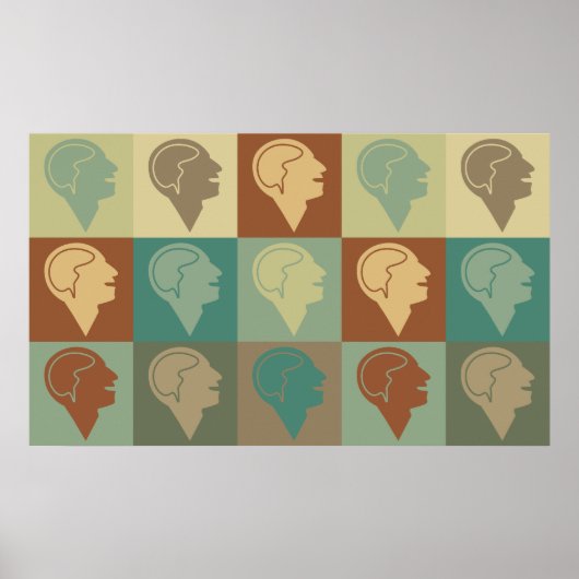 心理学ポップ・アートの芸術 ポスター (正面)