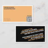 心理学ミニマリスト名刺 名刺 (正面/裏面)