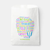 心理学ワードクラウドカスタム文字 フェイバーバッグ (正面)