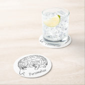 心理学ヴィンテージ学精神医学 ラウンドペーパーコースター (インサイチュ)