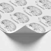 心理学ヴィンテージ学精神医学 ラッピングペーパー (角)