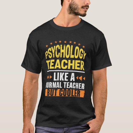 心理学先生普通の先生がコール Tシャツ (正面)