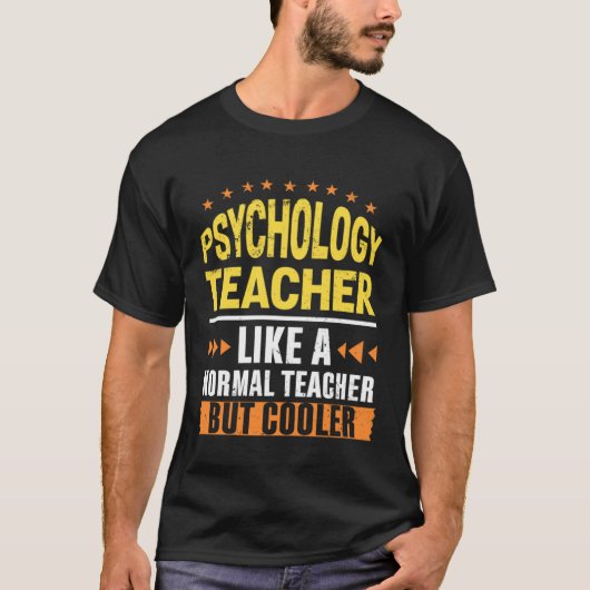 心理学先生普通の先生がコール Tシャツ (正面)