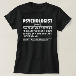 心理学名詞精神保健プロフェッショナル Tシャツ