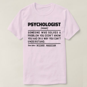 心理学名詞精神保健プロフェッショナル Tシャツ