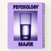 心理学専攻の ノートブック (裏面)