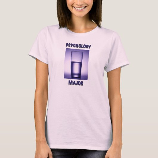 心理学専攻のTシャツ Tシャツ (正面)