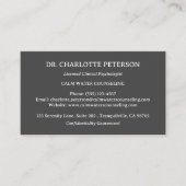 心理学的モダン心理療法 名刺 (正面)