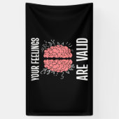 心理学者あなたの感覚は有効 横断幕 (縦)