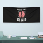 心理学者あなたの感覚は有効 横断幕 (トレードショー)