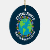心理学者が世界を心理学の世界に導く セラミックオーナメント (右)