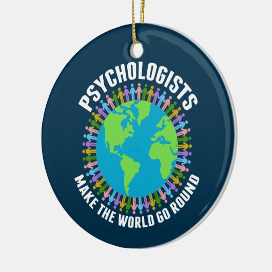 心理学者が世界を心理学の世界に導く セラミックオーナメント (左)