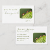 心理学者と心理療法士のラディバグ 名刺 (正面/裏面)