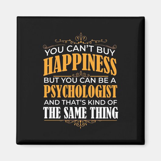 心理学者になれる マグネット (正面)