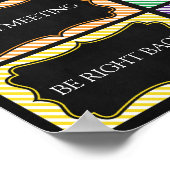 心理学者のオフィスのドアの標識はどこか ポスター (角)