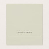 心理学者のシンボル折り畳みビジネス 名刺 (内部フラット)