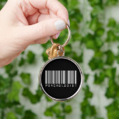 心理学者のバーコード キーホルダー (手)