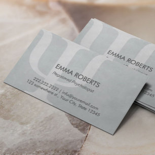 心理学者のプロフェッショナルのアポイントメント 予約カード